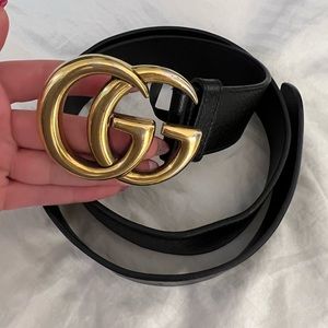 GOLD GUCCI BELT. Bought used and then used only a handful of times myself.